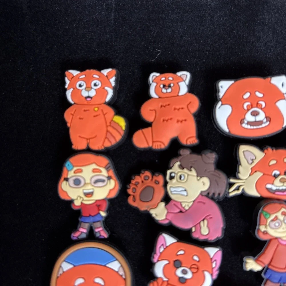 10 Turning Red Charms for  Clogs